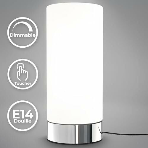 Lampe de chevet tactile B.K.Licht