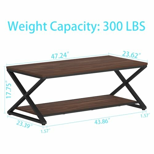 Table Basse HSH en Noyer